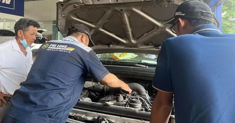 bảo dưỡng 40000km cho xe ô tô tại phi long auto