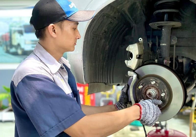 quy trình kiểm tra phanh ô tô